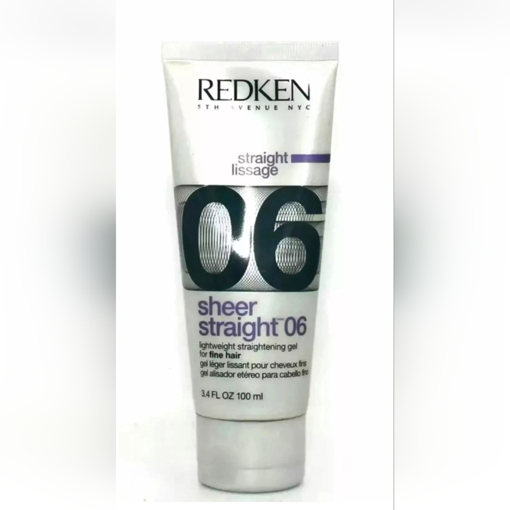 Redken Sheer Straight 06 Lightweight Straightening Gel 3.4 fl.oz- New ☆Rare, HTF